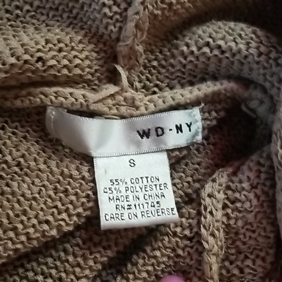 WD.NY Batwing Knitted Hoodie - Picture 3 of 4